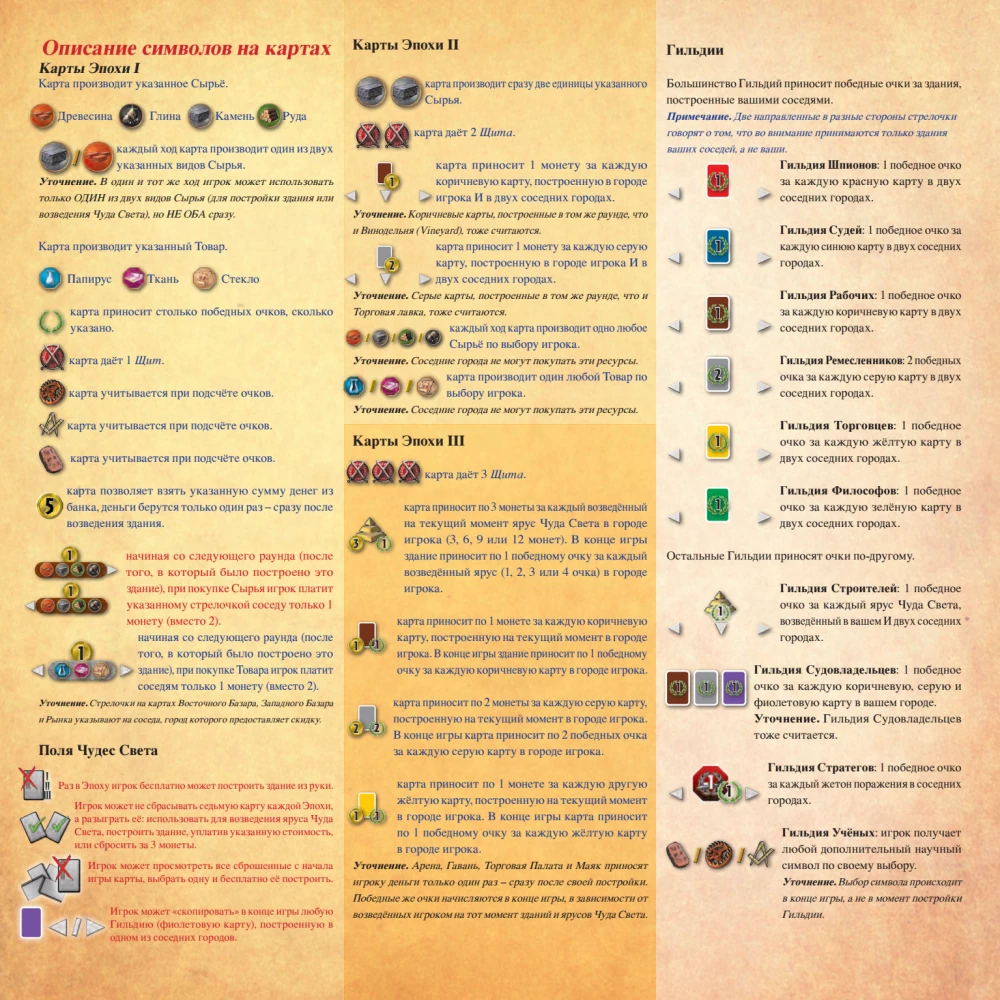 Board Game - 7 Wonders. Leaders (in English) (expansion)